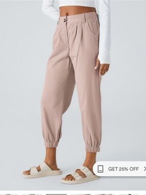 Women's Relaxed Jogger Pants in Dusty Rose  brand new with tag.